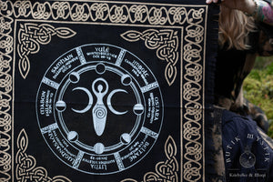 Altar cloth - The wheel of the Year
