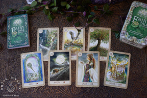 Fairy Tale Lenormand mini-kort i plåtask