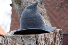 Load image into Gallery viewer, Dark grey witch hat - Halloween Onesize
