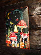 Load image into Gallery viewer, Tin sign - Mushrooms