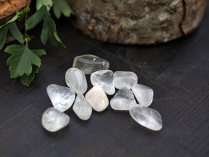 Clear quartz - tumbled