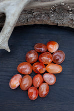Load image into Gallery viewer, Carnelian - tumbled stone