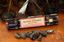 Load image into Gallery viewer, Satya rökelse - Black champa