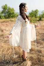 Load image into Gallery viewer, Empress bohemian dress - Short - Off white