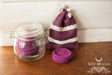 Load image into Gallery viewer, REUSABLE COTTON FACE SCRUBBIES - Magenta